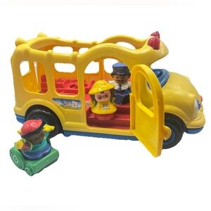 Vintage 2002 Fisher Price Little People Lil’ Movers School Bus: Tested - Working